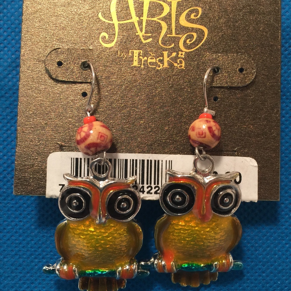 Aris By Treska Owl earrings Women